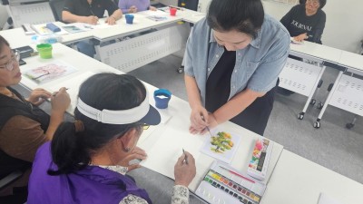 장애어르신 쉼마루 10월 02일 (목) 토탈공예 : 어반스케치